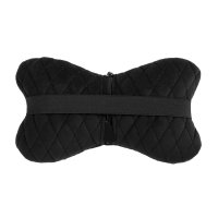 Cuscino poggiatesta auto in alcantara Alfa Cars 27×16 cm nero
