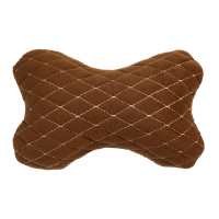 Cuscino poggiatesta auto in alcantara Alfa Cars 27×16 cm marrone